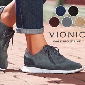 Vionic Women's Charcoal and Black Sneakers